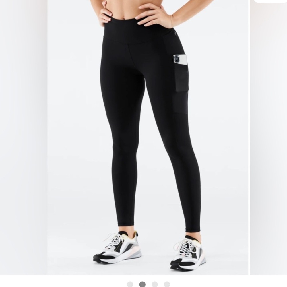 Fabletics On-The-Go PowerHold® Leggings in Black